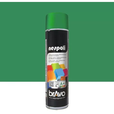 Peinture Aérosol BRAVO NESPOLI - Vert Jardin (600ml) 0,6 L