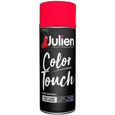 Peinture aérosol Color Touch multi-supports - Rose Fluo - 400 ml - Julien