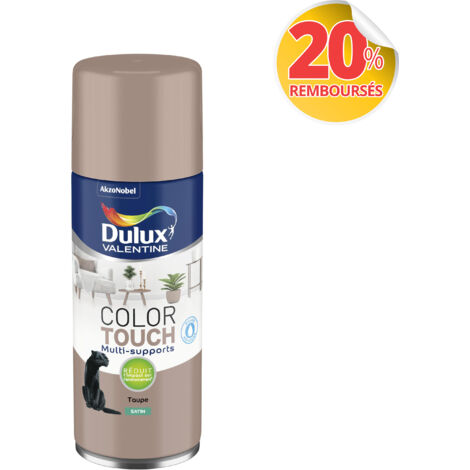 Peinture Aérosol Color Touch - Satin Taupe 400 ml - Dulux Valentine
