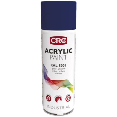 Peinture aérosol CRC ACRYLIC PAINT, Orange RAL 2004 Brillant, 400ml ( Prix pour 1 )