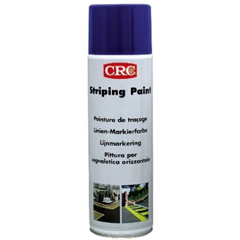 Peinture aérosol CRC STRIPING PAINT, Bleu Satiné, 500ml ( Prix pour 1 )