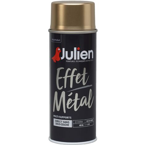 Peinture aérosol Effet Métal multi-supports - Or Antique - 400 ml - Julien