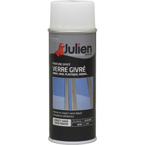 Peinture aérosol Effet Verre Givré - multi-supports - 400 ml - Julien - Incolore