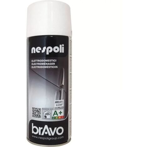 Peinture Aérosol Electroménager NESPOLI - Blanc (180607) 0,4 L