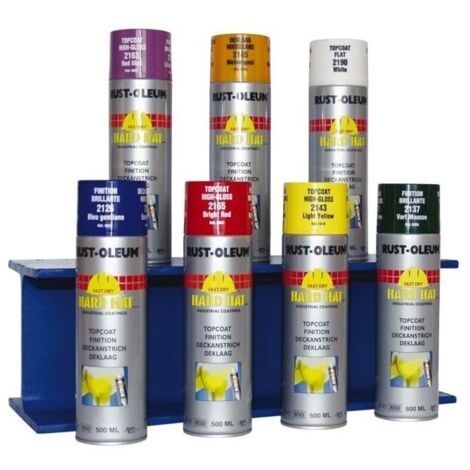 Peinture aérosol Finition hard hat noir mat ral9005 500 ml - RUST OLEUM