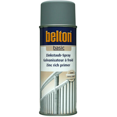 Peinture aérosol Galvanisation à froid pour zinc pur 400ml - BELTON AUTO-K