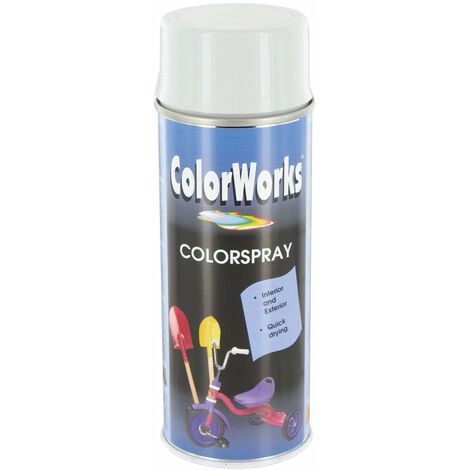 Peinture Aérosol Gris Ral 7035 Peinture Aérosol 400ml, Couleur Gris Clair Ral 7035, Séchage Rapide. - Colorworks