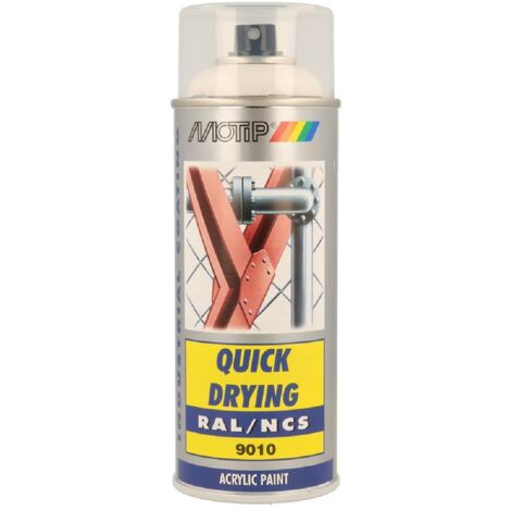 Peinture Aérosol Industrielle Intérieur/Extérieur Brillant, Couleurs au Choix 400 ML – MOTIP CARAT RAL 7016 BRILLANT - Aérosol 400ML 