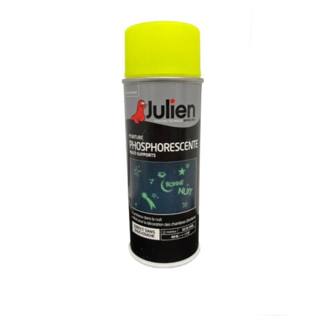 Peinture aérosol Julien Phosphorescent Jaune 400 ml
