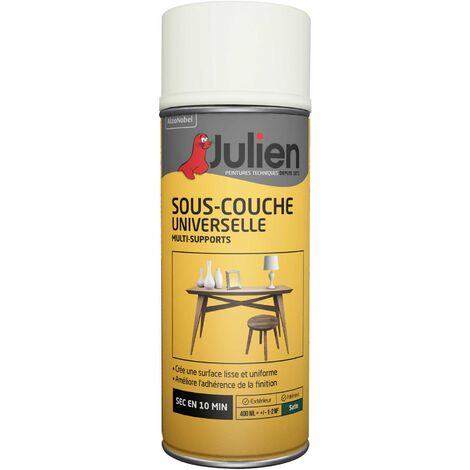 Peinture aérosol multi-supports blanc effet martelé Julien 400ml