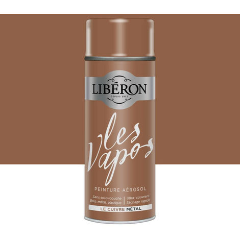 Peinture aérosol LIBÉRON Les Vapos Métal Le Cuivre 0,4 L