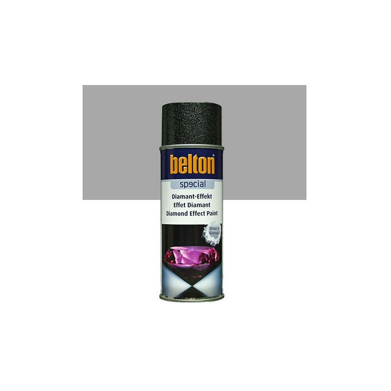 Belton - Peinture Effet diamant 400ml argent auto-k