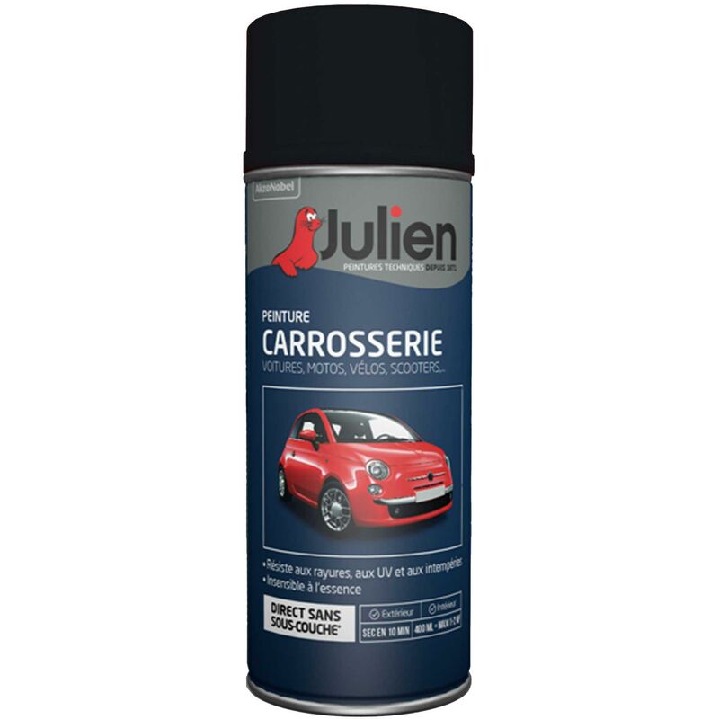 Julien - Peinture aérosol pour Carrosserie - Brillant Gris Ardoise 37065 - 400 ml