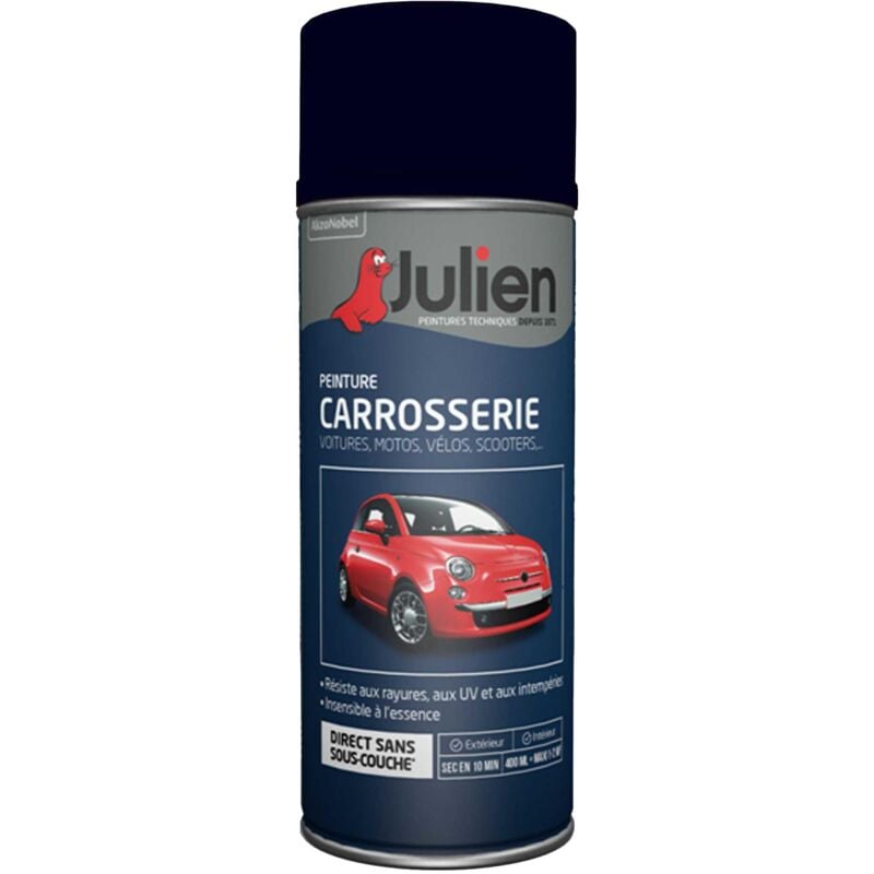Julien - Peinture aérosol pour Carrosserie - Brillant Bleu Foncé 37050 - 400 ml