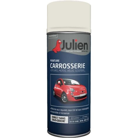 Peinture aérosol pour Carrosserie - Brillant Blanc Nacre 37072 - 400 ml - Julien