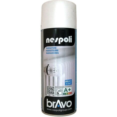 Peinture Aérosol radiateurs NESPOLI - Blanc 0,4 L - Blanc