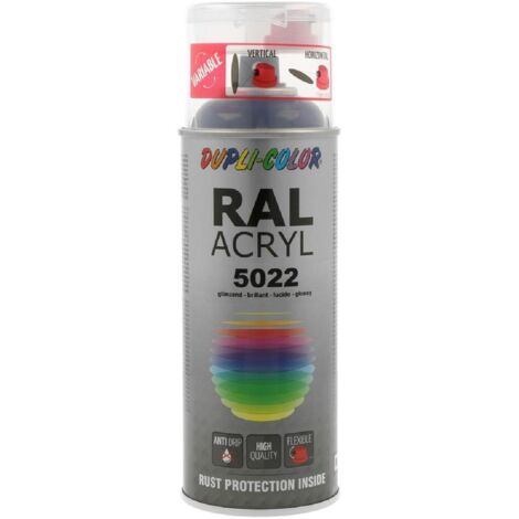 Peinture Aerosol Ral5022 Motip Ral 400 Ml Bleu nocturne