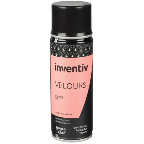 Peinture aérosol Velours Corail RL6 - INVENTIV