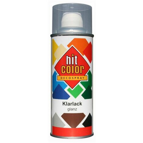 Vernis en aérosol brillant 400 ml – Finition durable pour bois et métal – Application facile en intérieur et extérieur