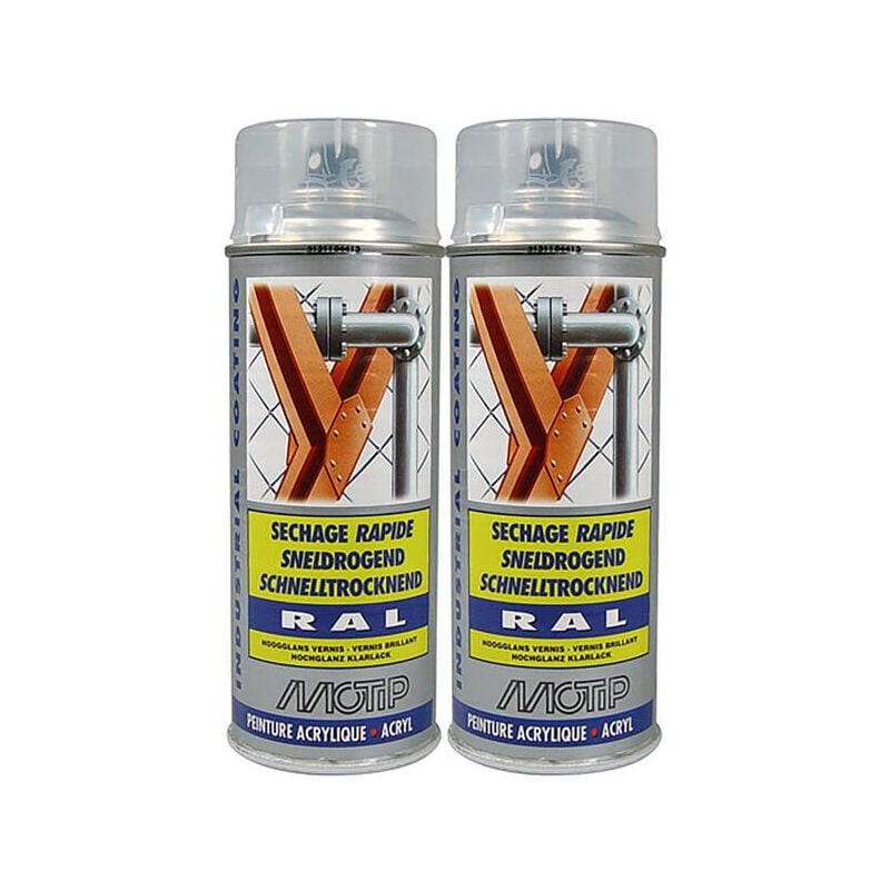 Vernis Transparent brillant 400mL Motip 07242