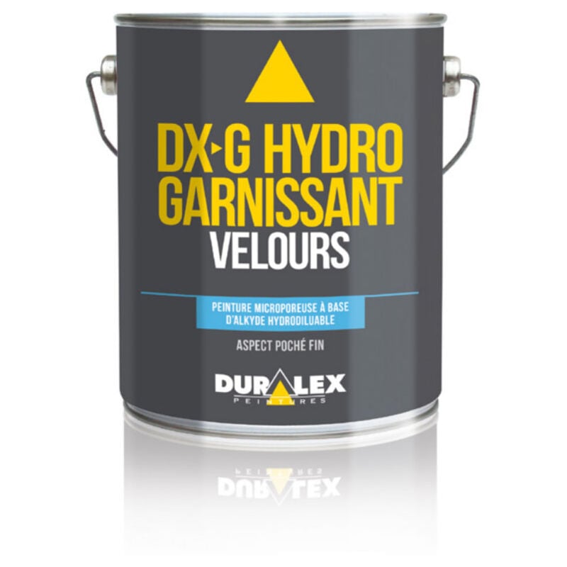 Peinture alkyde acrylique pochée hydrodiluable garnissant velours dx g 3l Duralex 128100122