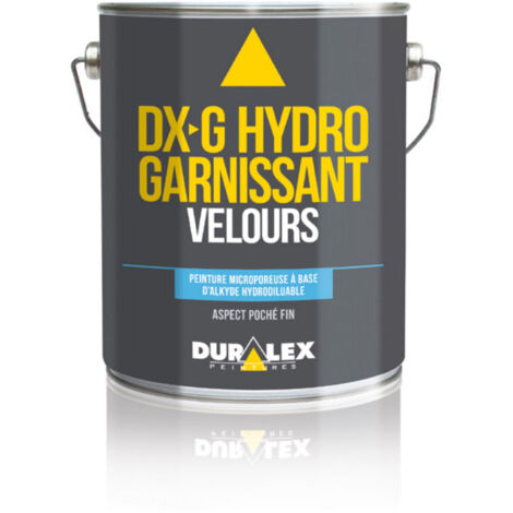 Peinture alkyde acrylique pochée hydrodiluable garnissant velours DX G 3l DURALEX 128100122