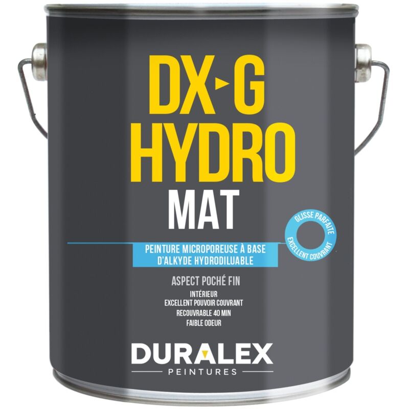 Peinture alkyde hydrodiluable mat garnissant dx g 3l Duralex 128100112