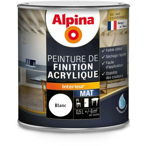 Peinture Alpina Acrylique 0,5L Mat