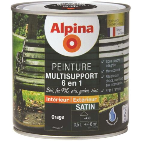 Peinture Alpina Multisupport 6 en 1 Satin 0,5L