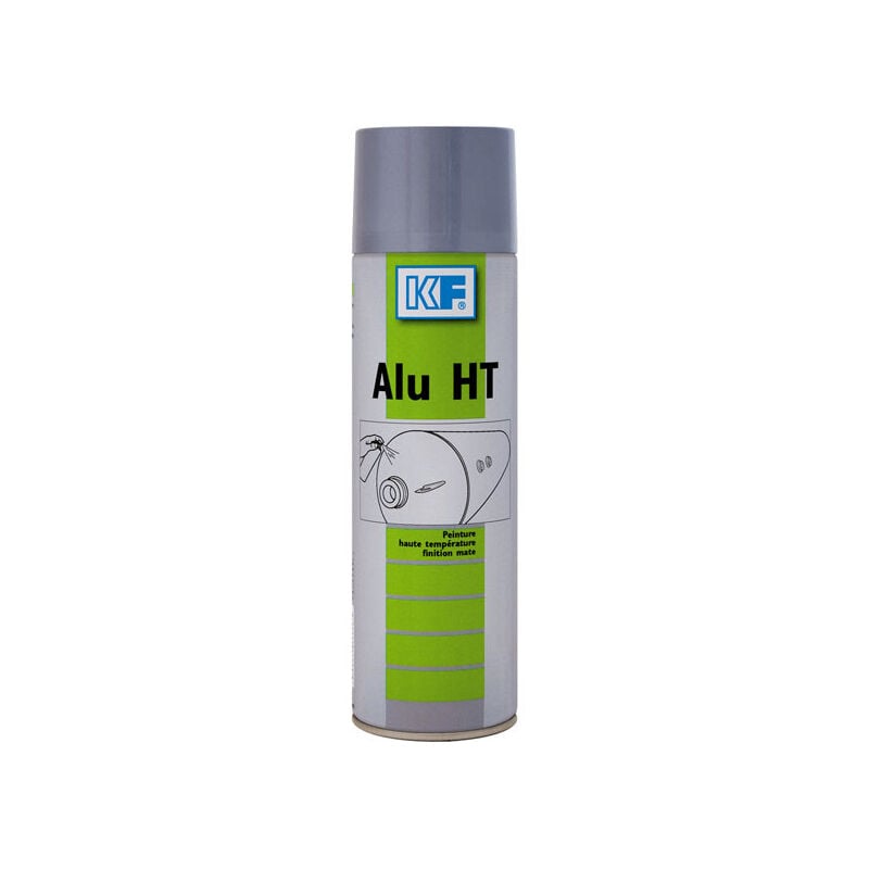 KF - Peinture aérosol haute température Alu ht - 6026
