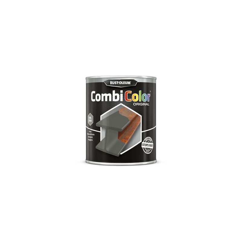 Rust-oleum - Peinture anti-rouille combicolor - gris ardoise ral 7005 - 750 mL