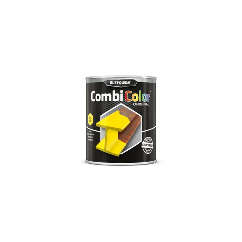 Rust-oleum - Peinture anti-rouille combicolor - jaune colza ral 1021 - 750 mL