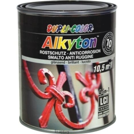 Peinture Anti Rouille Ral9005 Semi Brillant Pot 750ml Dupli Color