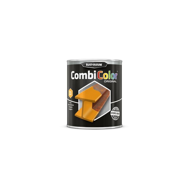 Rust-oleum - Peinture anti-rouille combicolor - jaune narcisse RAL1007 - 750 mL
