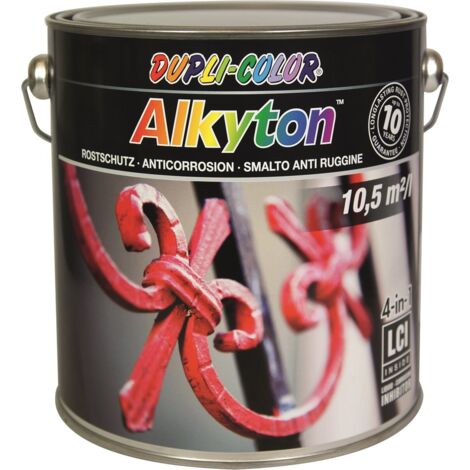 PEINTURE ANTIROUILLE RAL9006 SATINE 2,5L DUPLI COLOR