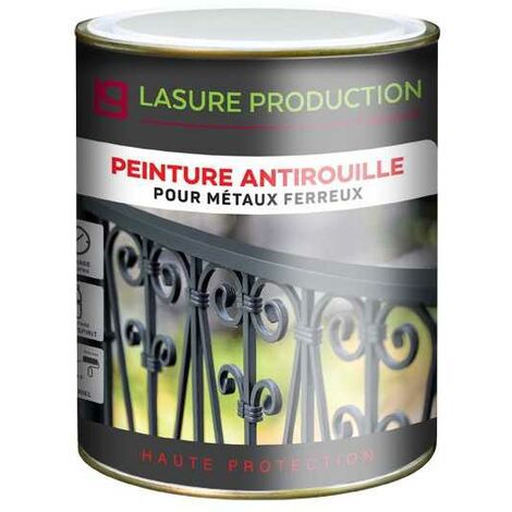 PEINTURE ANTIROUILLE-Rouge Basque--Bidon de 1 l