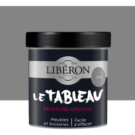 Peinture Ardoise Le Tableau LIBERON Gris 0,5 L