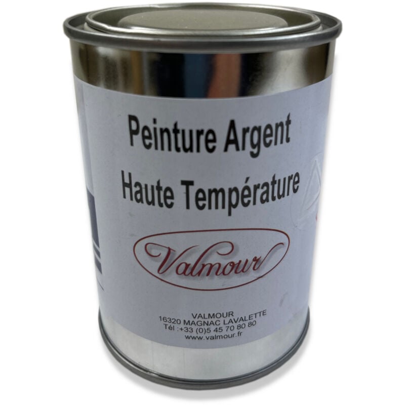 Valmour - Peinture Argent Haute Température 250 ml argent Métallisé (ral )