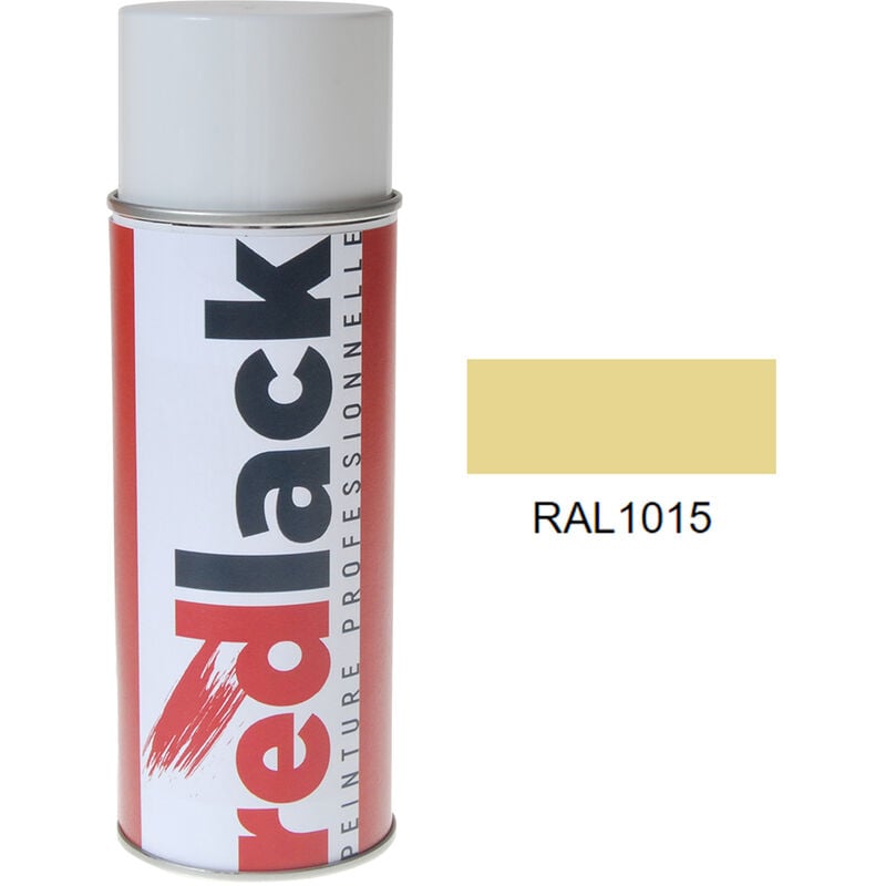 Redlack - Peinture aérosol ral 1015 Brillant multisupport