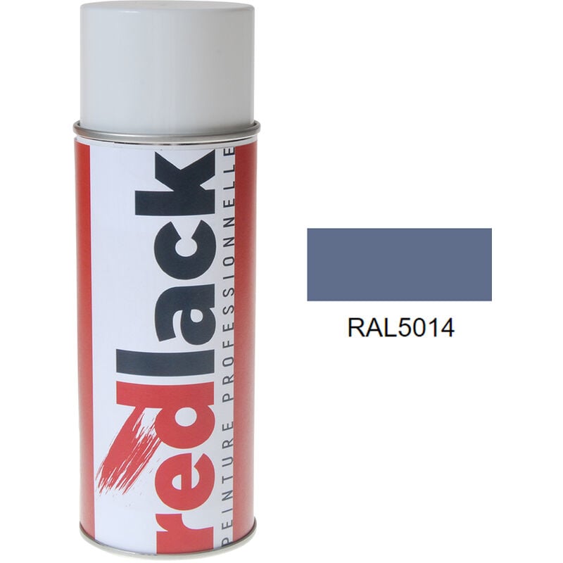 Peinture aérosol Bleu pigeon ral 5014 Satiné multisupport Redlack