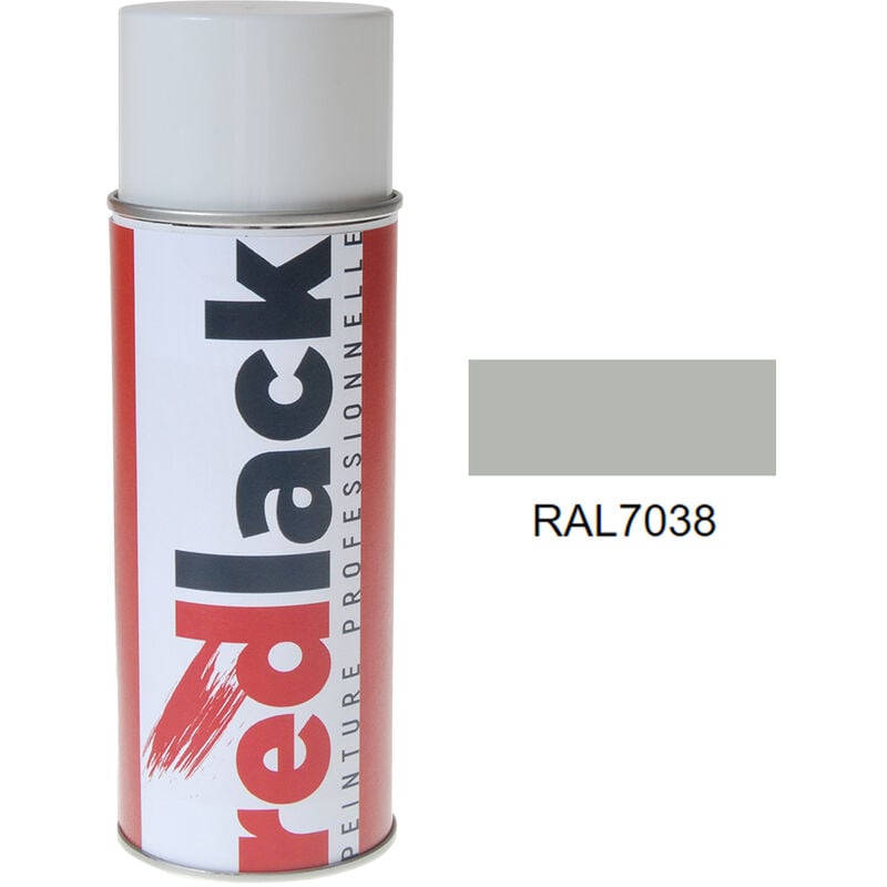 Peinture aérosol Gris agate ral 7038 Mat multisupport Redlack