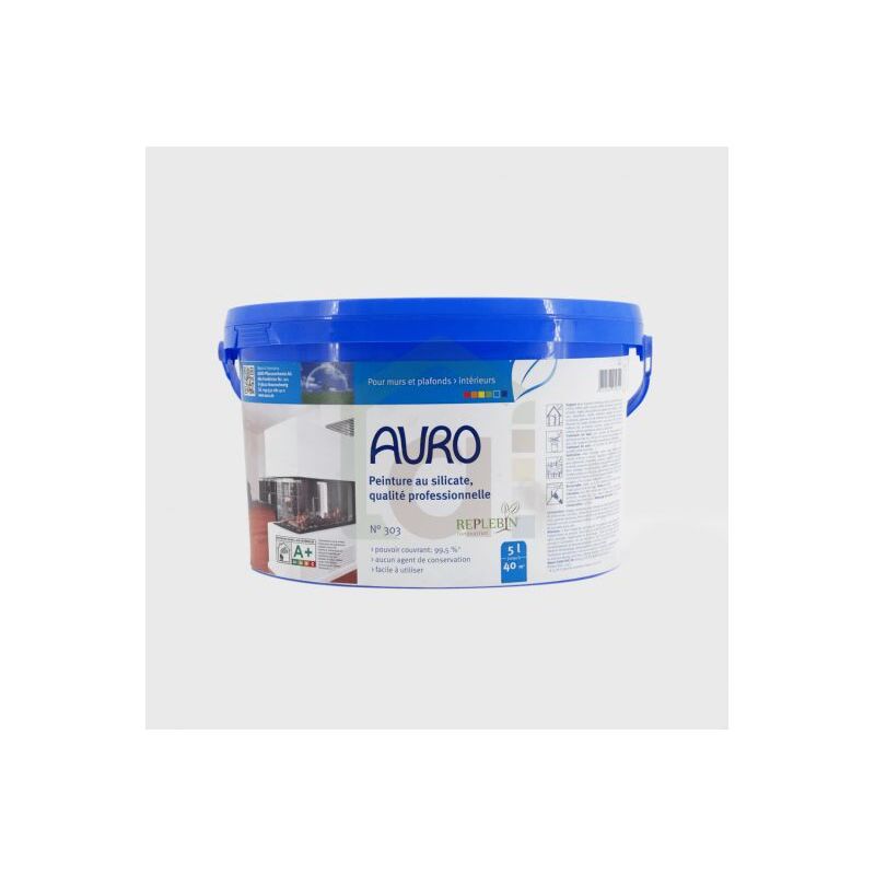 Peinture au silicate AURO n°303, Pot de 5L