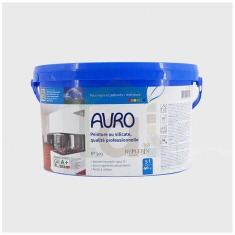 Peinture au silicate, qualité professionnelle n°303 (Volume : 5 litres)