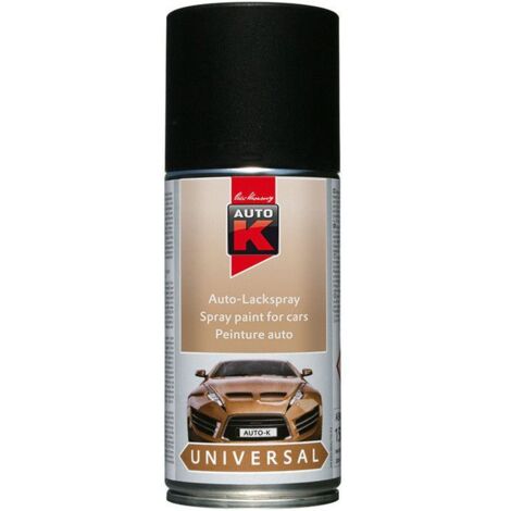 Peinture auto 150 ml (Noir mat)