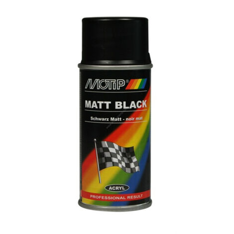 Peinture auto universelle noir mat, 150ml - Motip