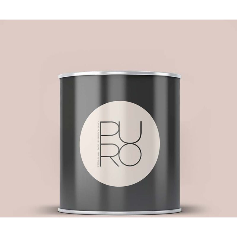 Peinture beige rose mat moderne et résistante Peinture satinée facile à appliquer Peinture puro Premium C2023 1L - Rose