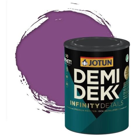 Peinture Bois - DEMI DEKK INFINITY DETAILS - Lasure Opaque Satinée - RAL 4008 - 0,75L