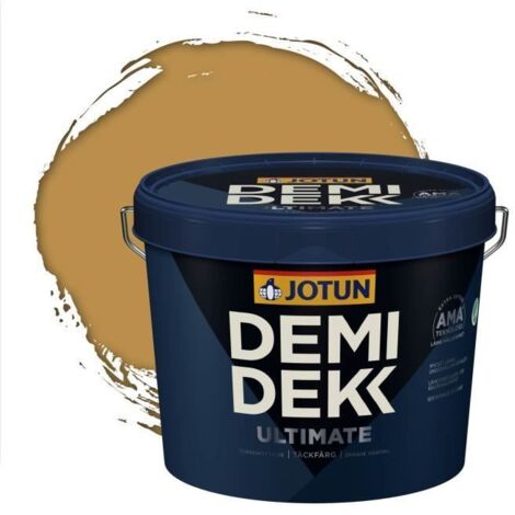 Peinture Bois - DEMI DEKK ULTIMATE - Lasure Opaque Satinée - Jaune Ocre - 3L