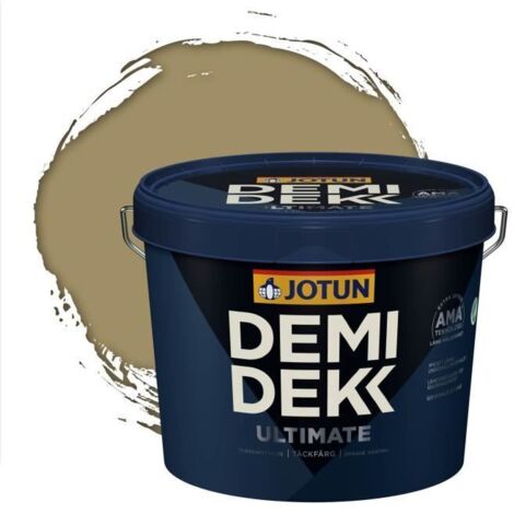 Peinture Bois - DEMI DEKK ULTIMATE - Lasure Opaque Satinée - Jaune Olive - 3L