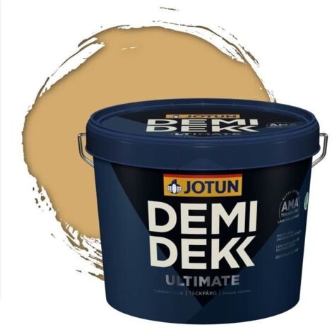 Peinture Bois - DEMI DEKK ULTIMATE - Lasure Opaque Satinée - Jaune Sable - 3L